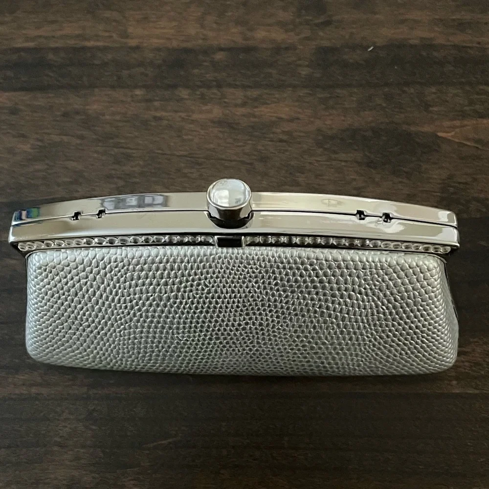 Elegant Silver Clutch Bag